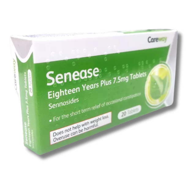 Careway Senease (Senna) 7.5mg Tablets - 20 Tablets