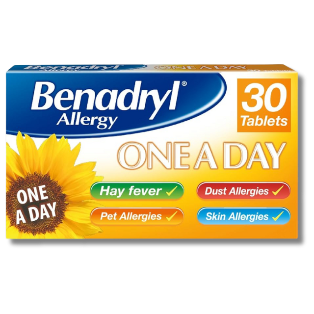 Benadryl Allergy One-a-day 10mg - 30 Tablets