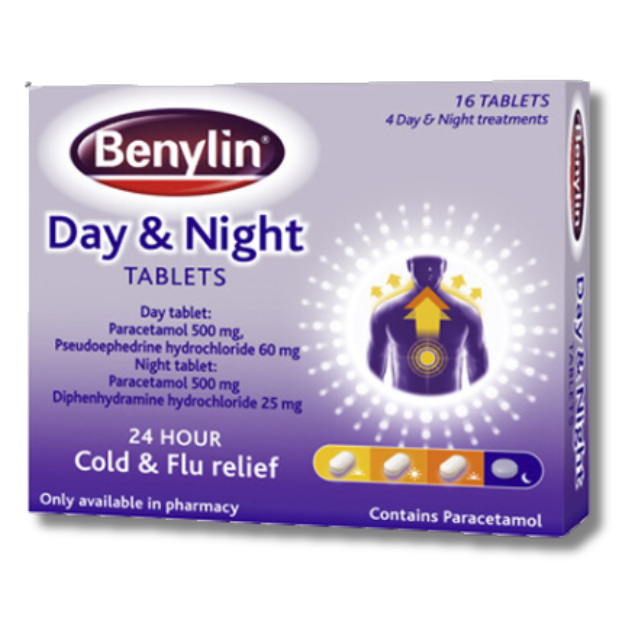 Benylin Day & Night - 16 Tablets