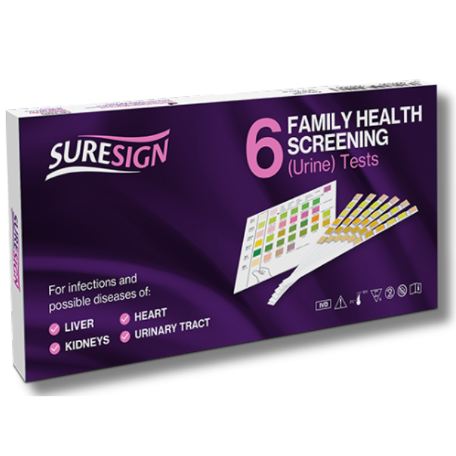 SureSign 6 Family Health Screening Tests - Comprehensive Health Check