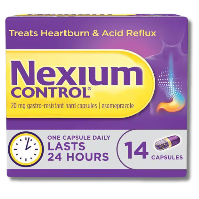 Nexium Control 20mg - 14 Capsules