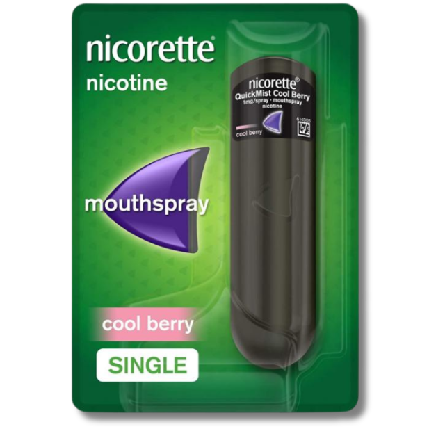 Nicorette QuickMist Cool Berry Single - 150 Sprays