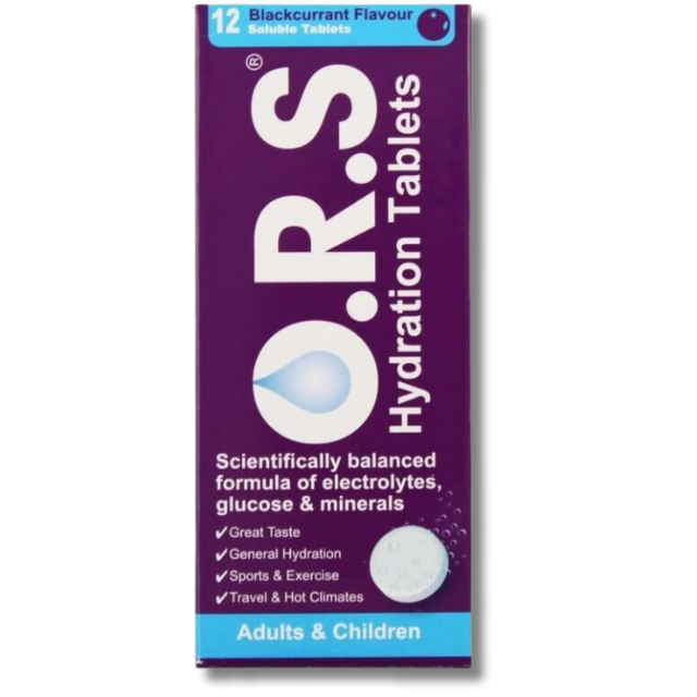 O.R.S Hydration Blackcurrent - 12 Tablets