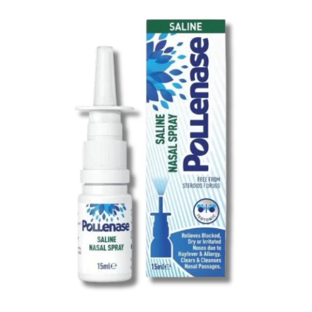 Pollenase Saline Nasal Spray - 15ml : Natural Relief for Clear Breathing