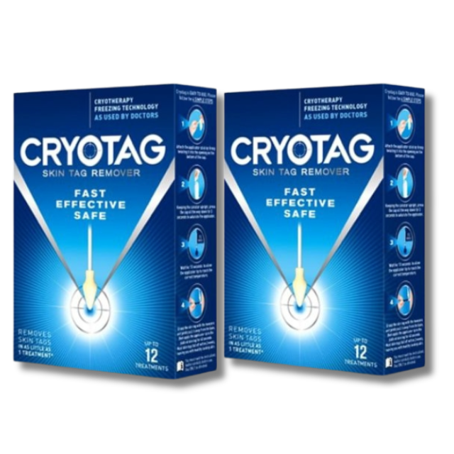 Cryotag Skin Tag Remover - 12 Treatments x 2 Packs