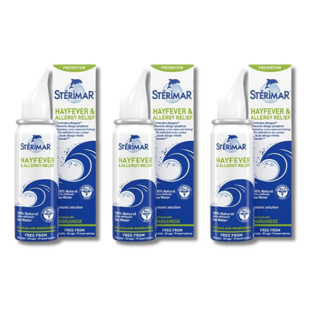 Sterimar Hayfever & Allergy Relief Nasal Spray (150 Sprays) - 50ml x 3 Packs