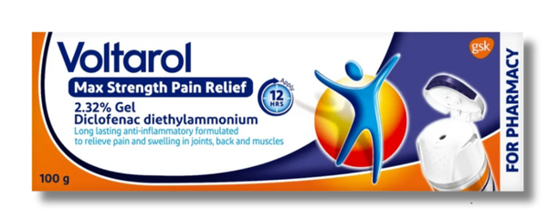 Voltarol Max Strength Pain Relief 2.32% Gel - 100g 