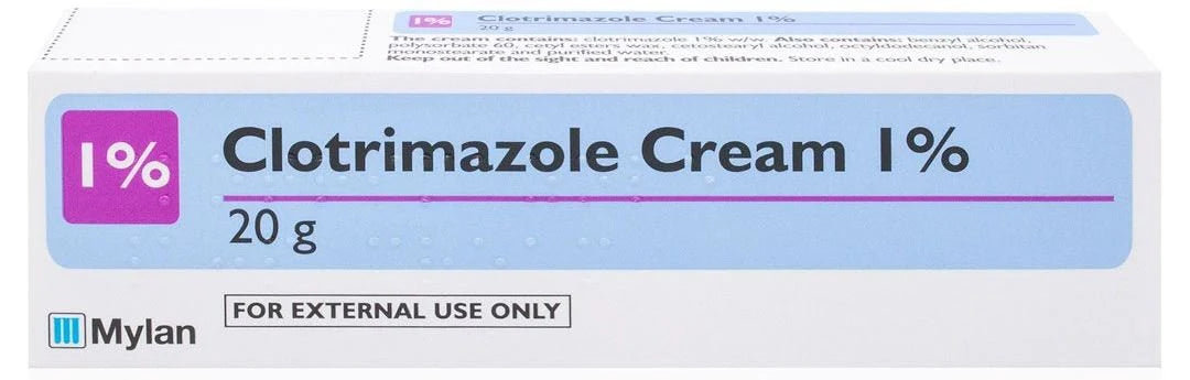 Care Clotrimazole 1% cream - 20g x3 Pack (Brand May Vary)