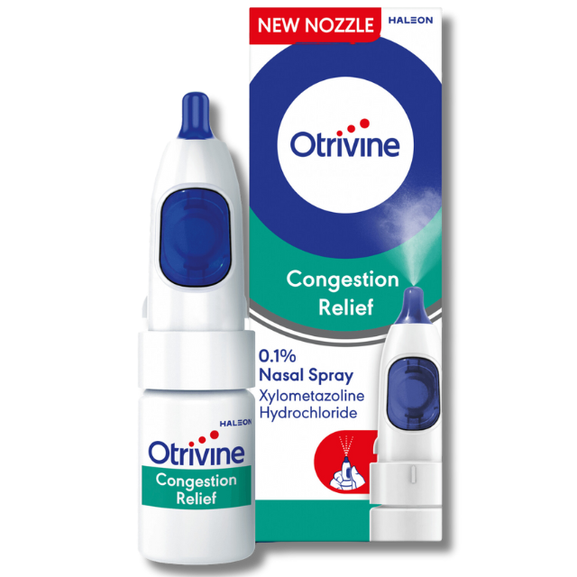 Otrivine Nasal Spray For Congestion Relief – 10ml