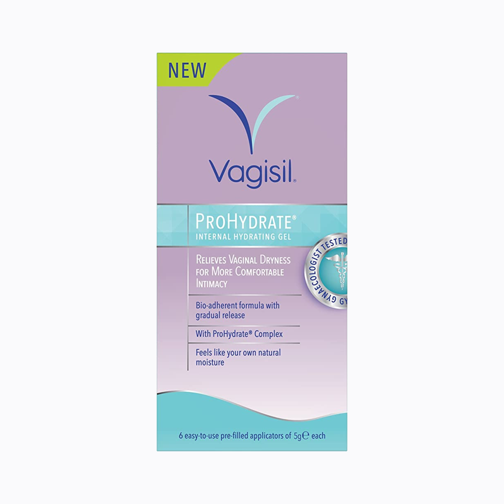 Vagisil ProHydrate Internal Hydrating Gel - 6 x 5g pre-filled applicat ...